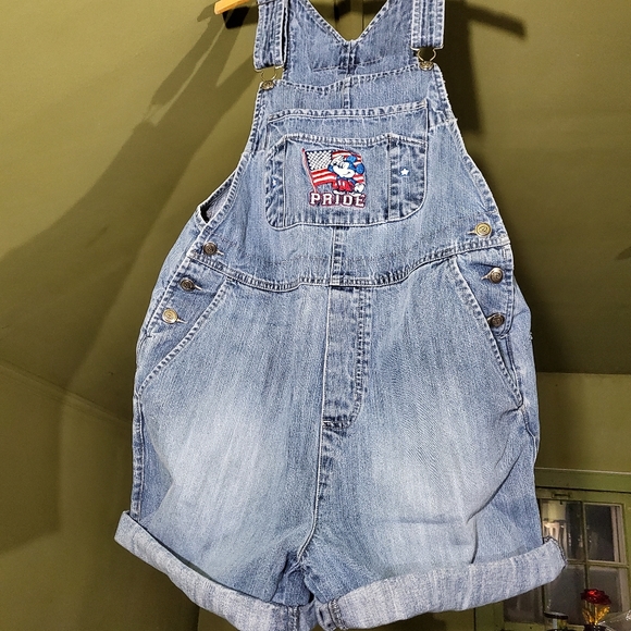 Disney Pants - 🇺🇲 mickey patriotic pride overalls